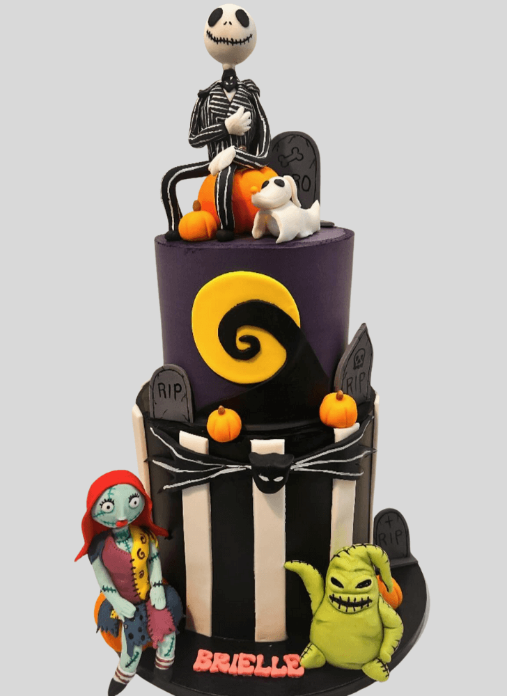 Lovely Jack Skellington Cake Design