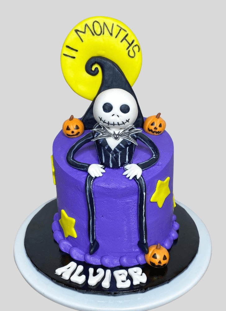 Resplendent Jack Skellington Cake