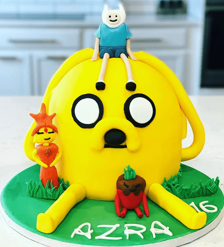 Admirable Jake The Dog Cake Design