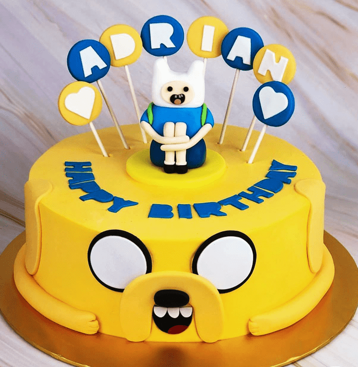 Cute Jake The Dog Cake