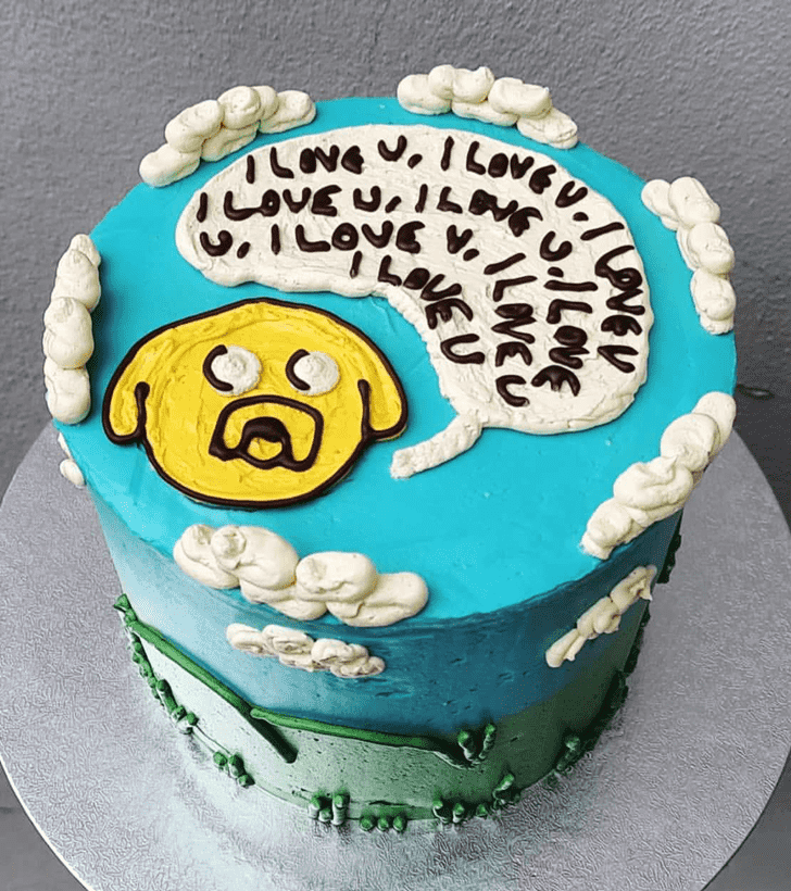 Delightful Jake The Dog Cake