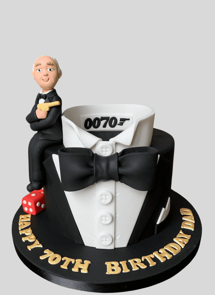 Alluring James Bond Cake