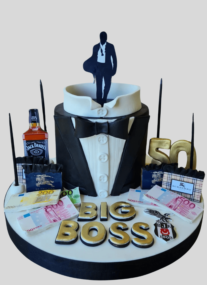 Classy James Bond Cake