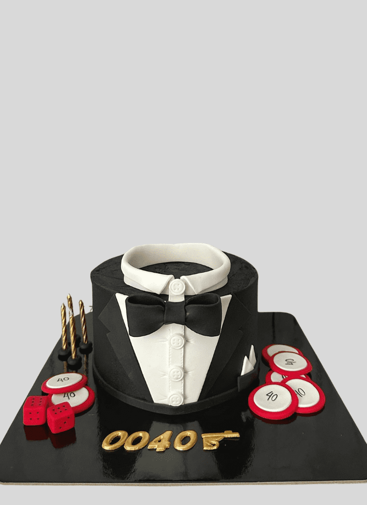 Cute James Bond Cake