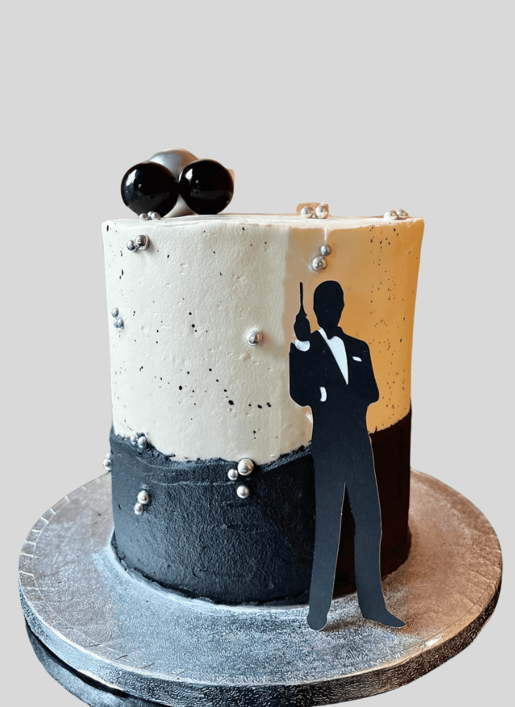 Delicate James Bond Cake