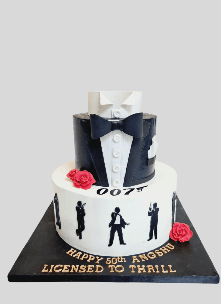 Enticing James Bond Cake