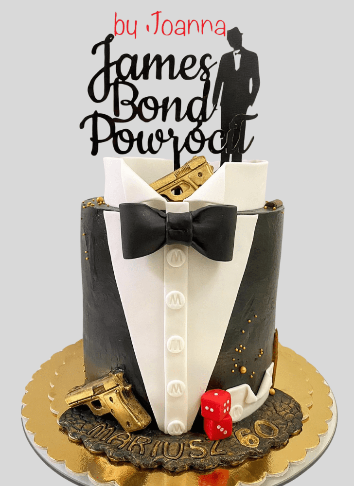 Fascinating James Bond Cake