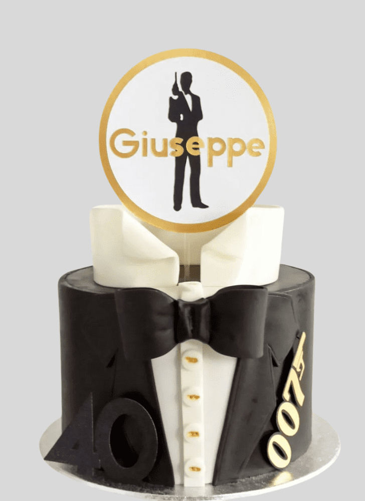 Good Looking James Bond Cake