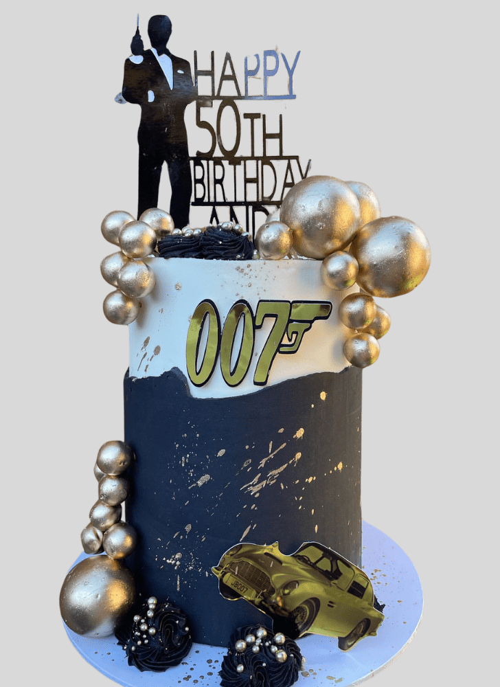 Gorgeous James Bond Cake