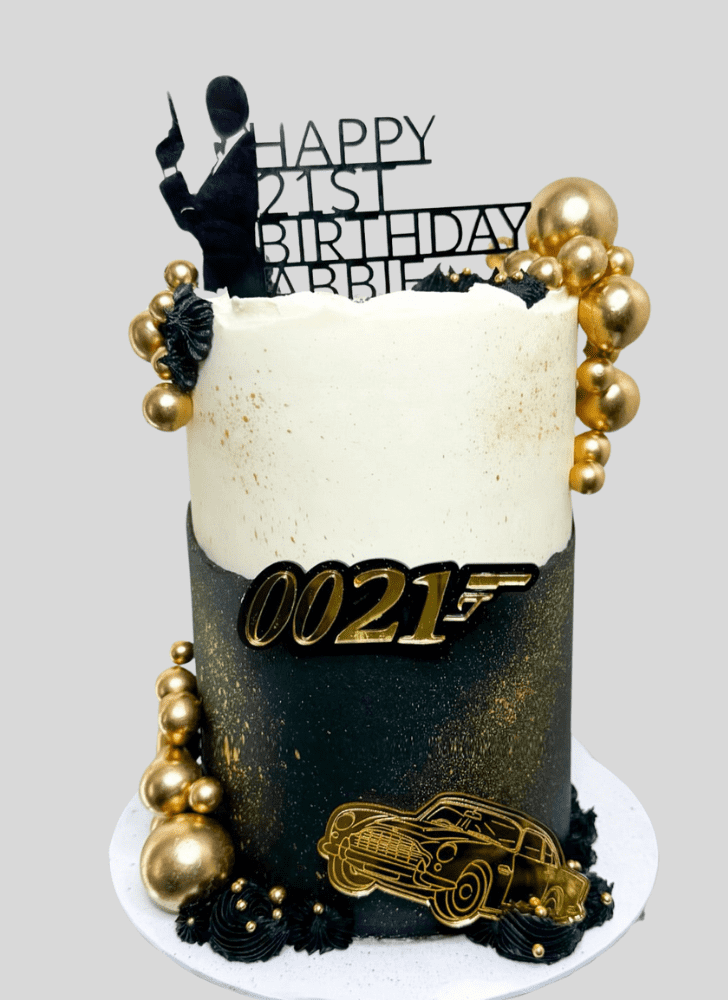 Lovely James Bond Cake Design