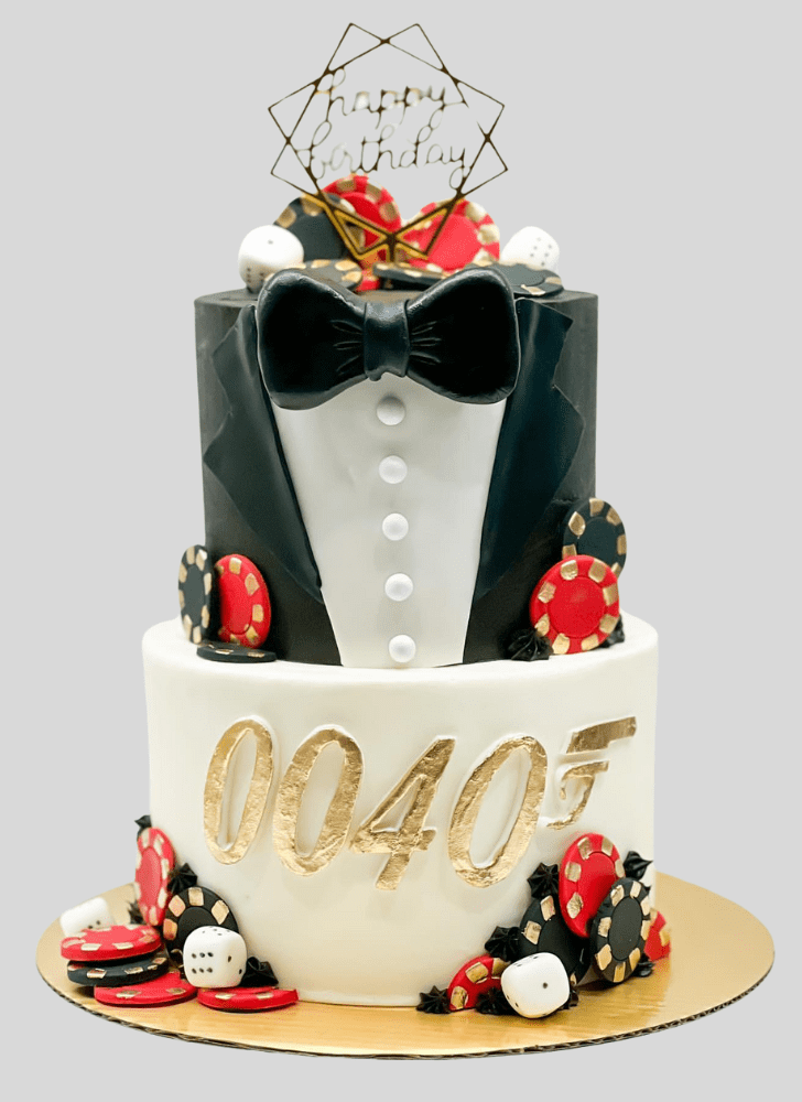 Magnetic James Bond Cake