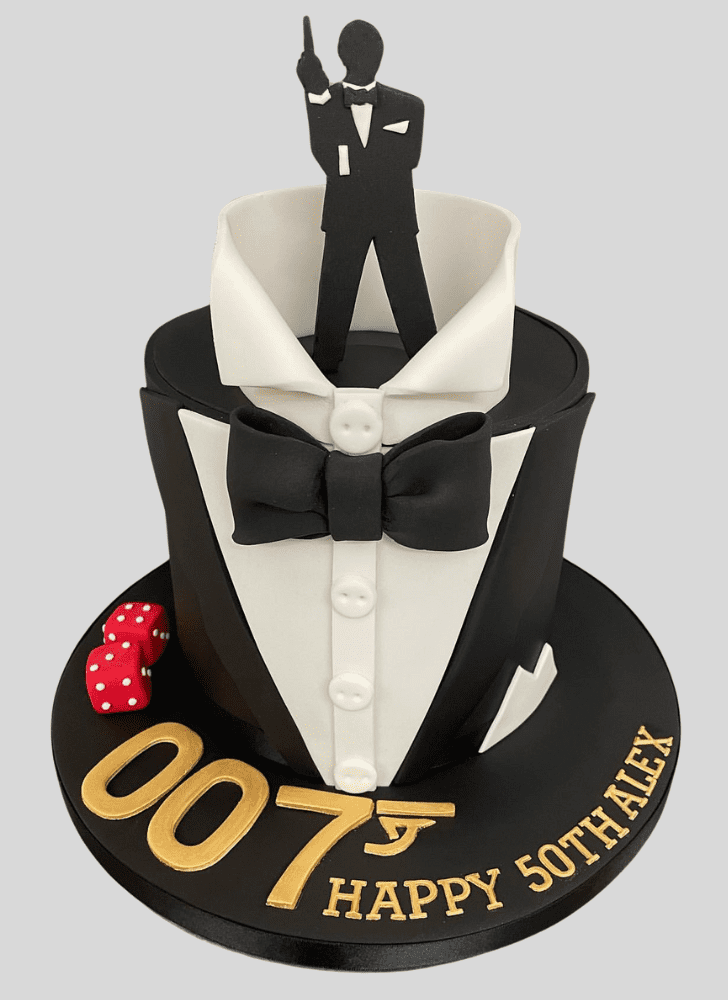 Shapely James Bond Cake