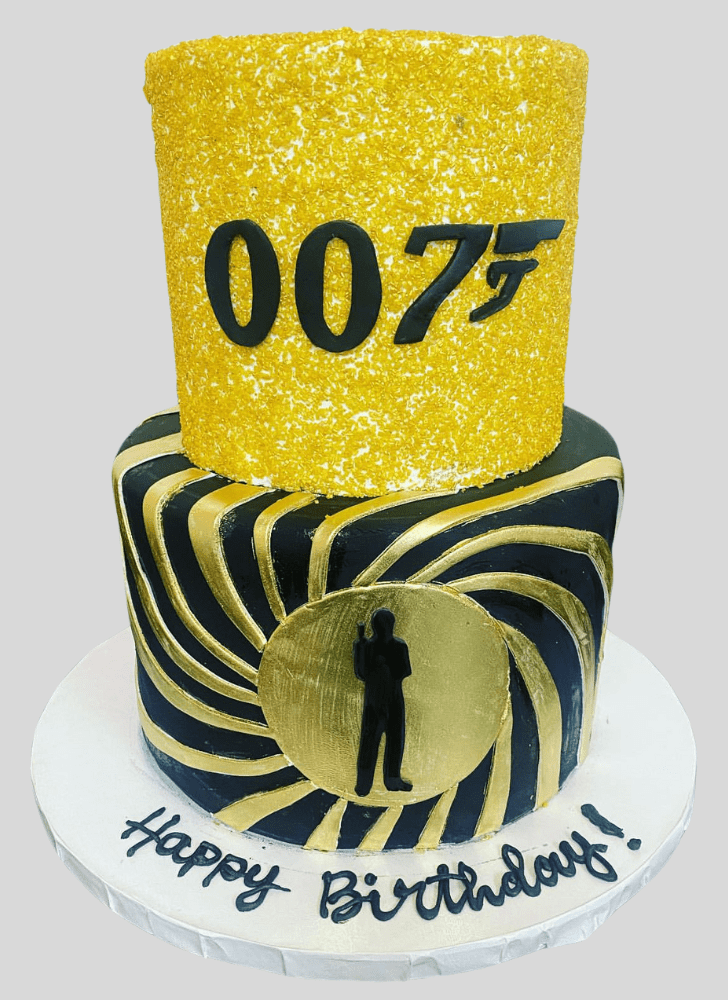 Slightly James Bond Cake