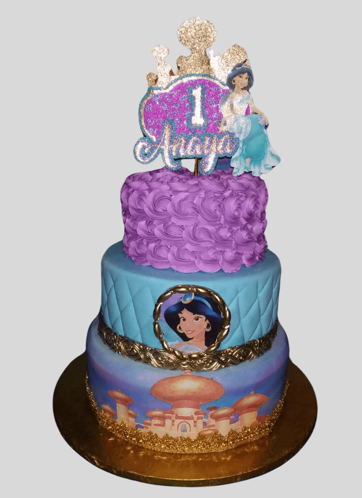 Admirable Princess Jasmine Cake Design