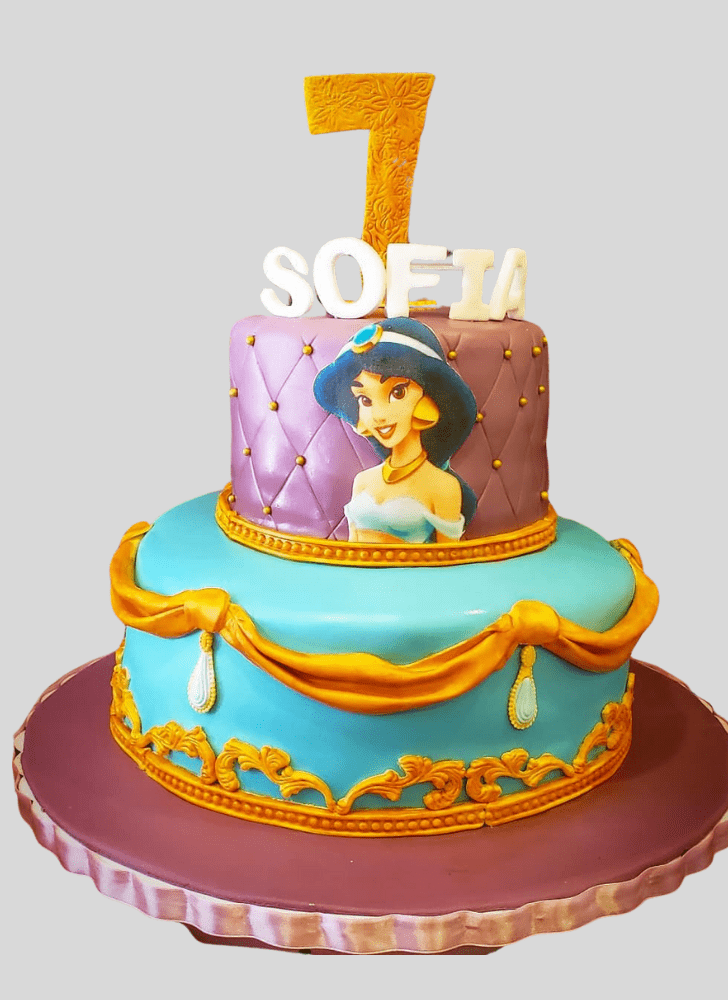 Shapely Princess Jasmine Cake