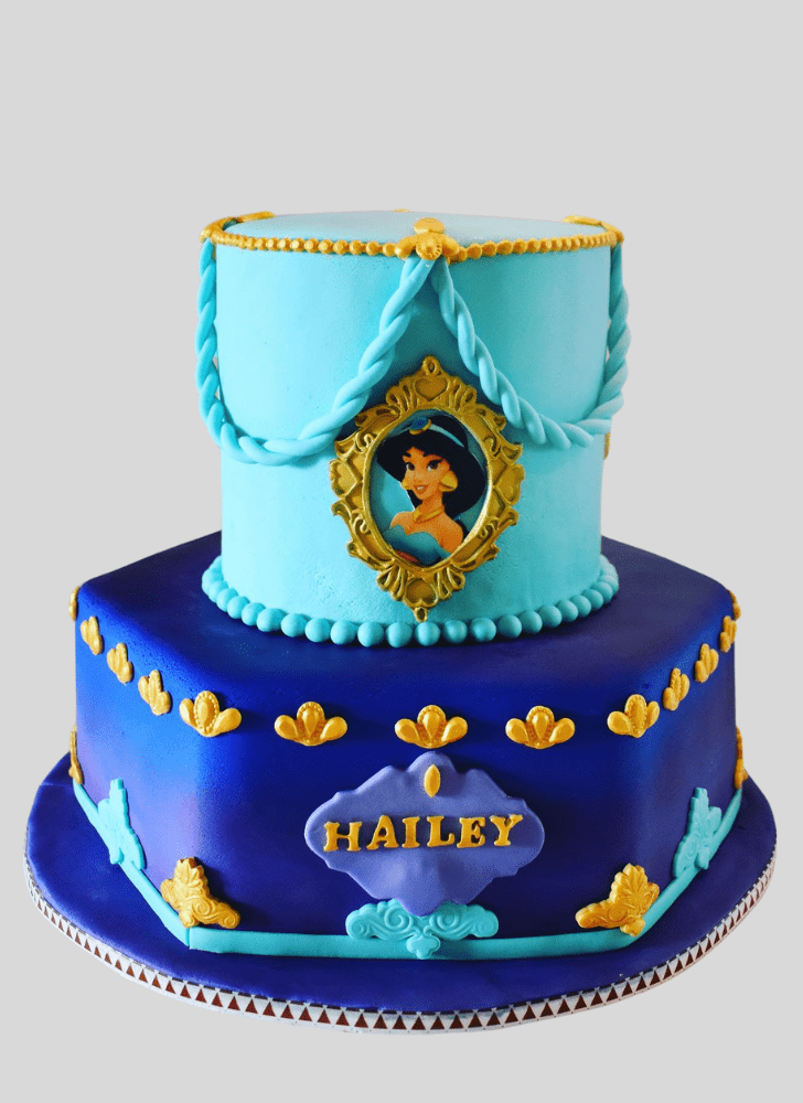 Wonderful Princess Jasmine Cake Design