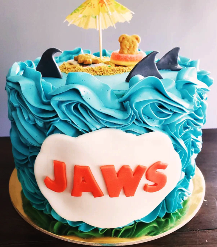 Inviting Jaws Cake