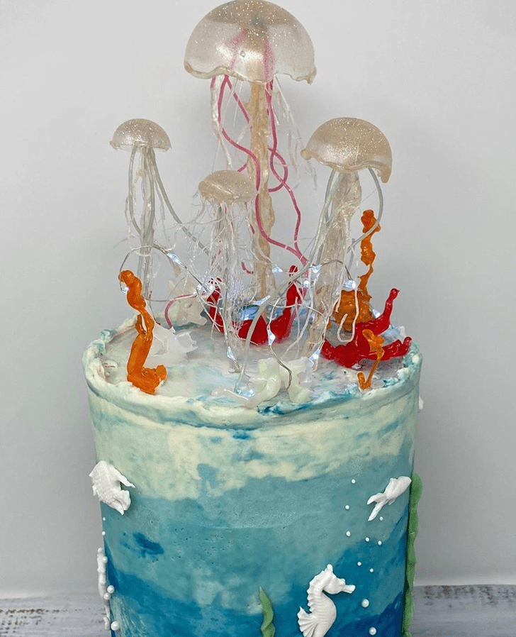 Delicate Jellyfish Cake