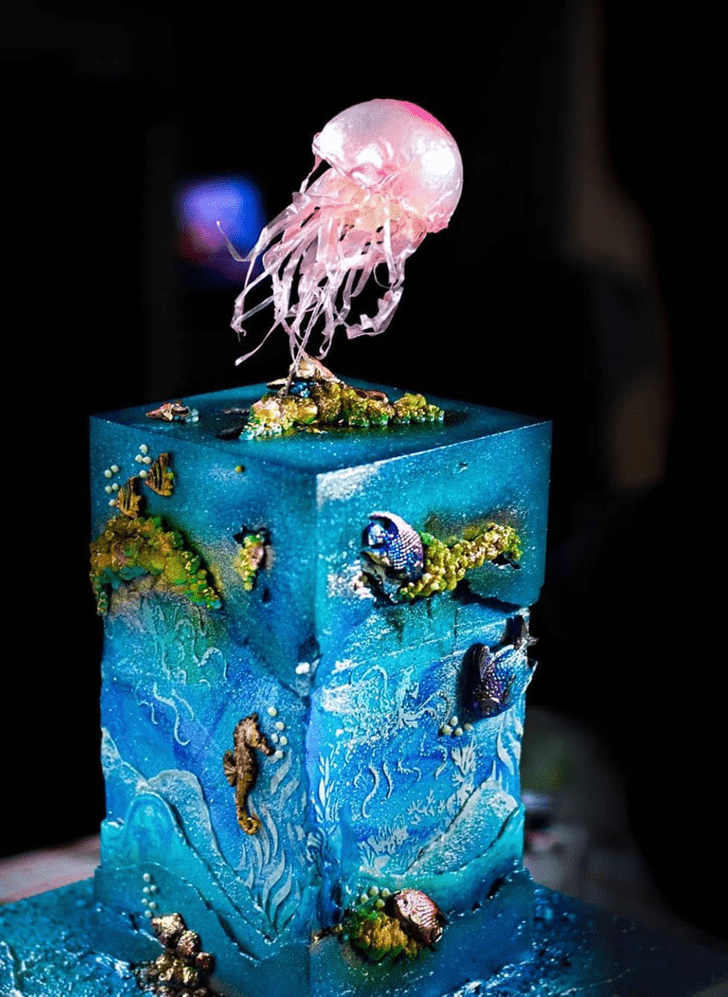 Elegant Jellyfish Cake