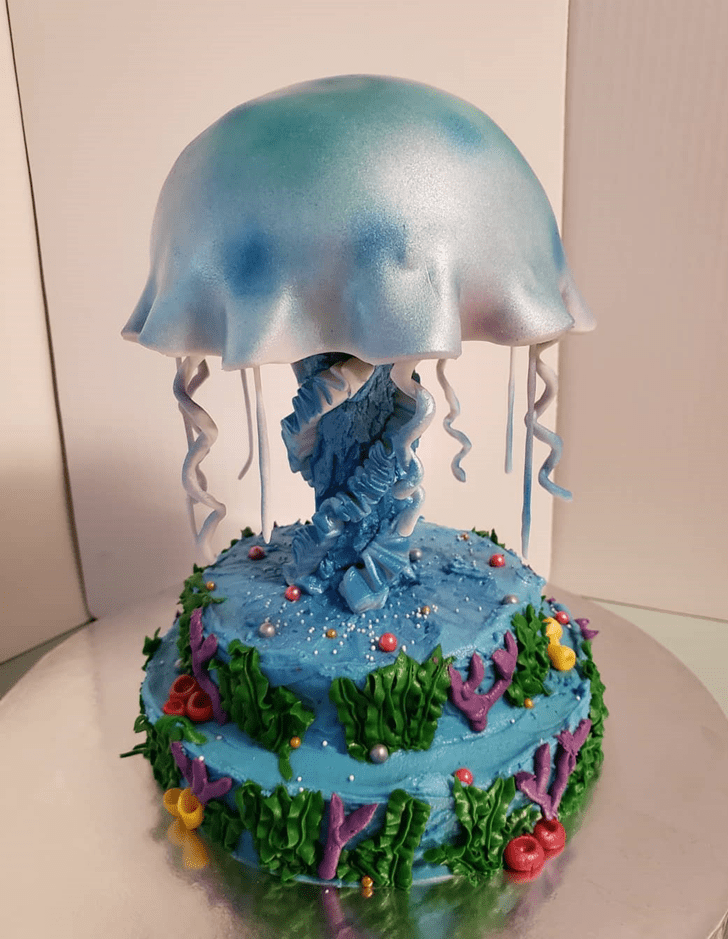 Fascinating Jellyfish Cake