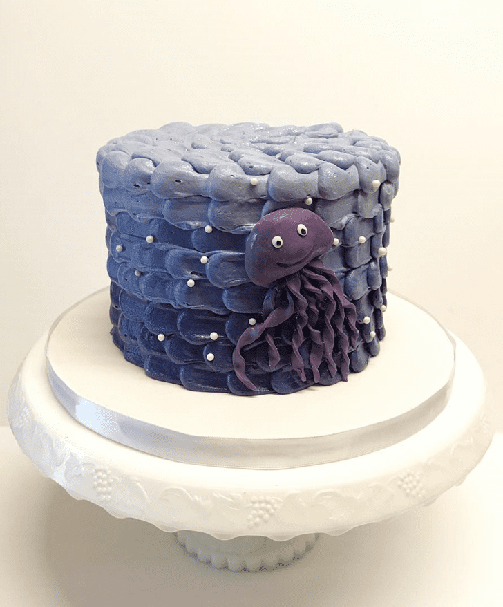 Lovely Jellyfish Cake Design