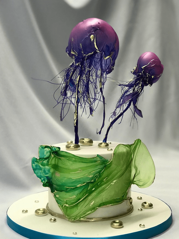 Radiant Jellyfish Cake