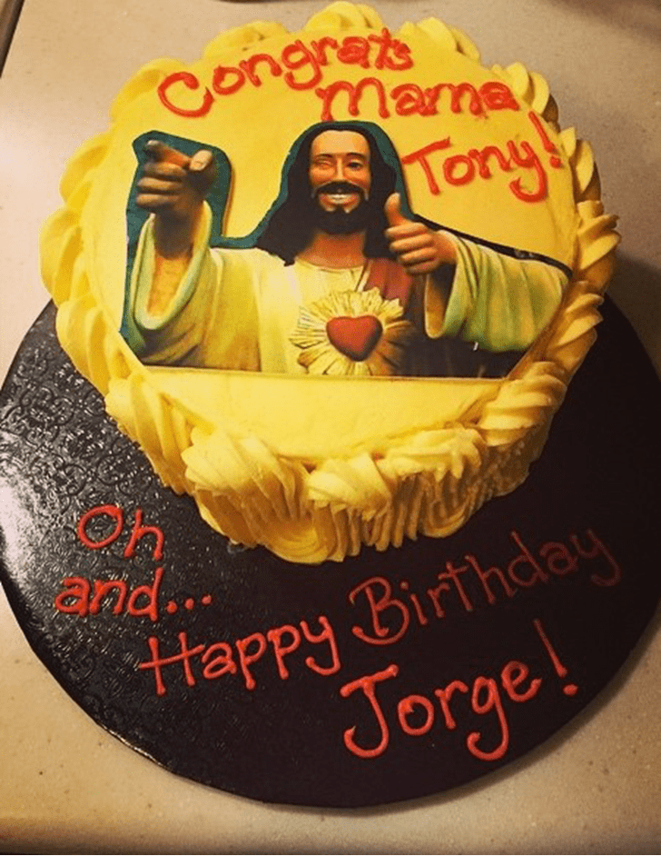 Adorable Jesus Cake