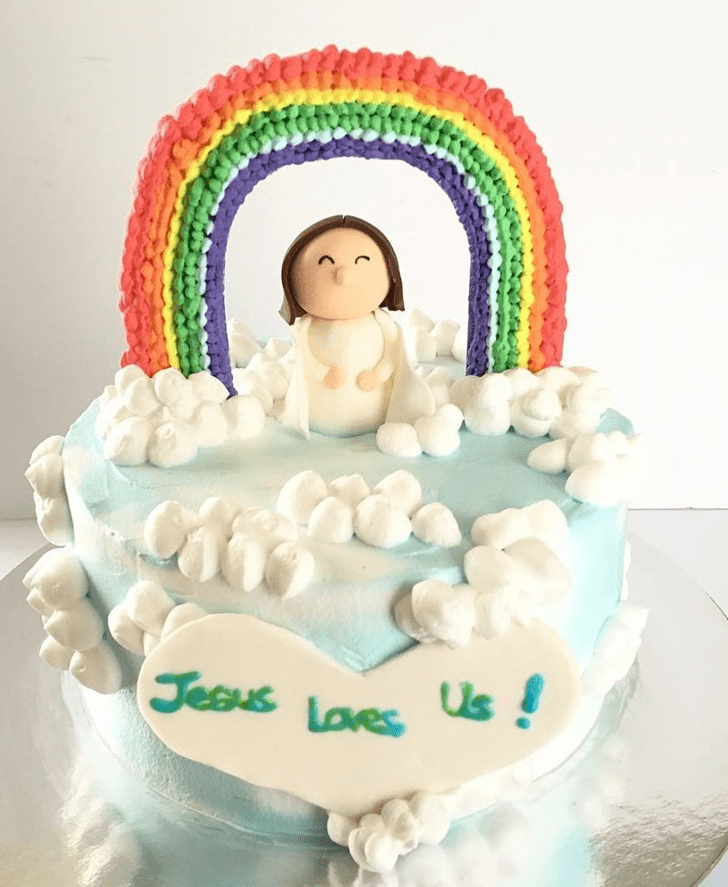 Comely Jesus Cake