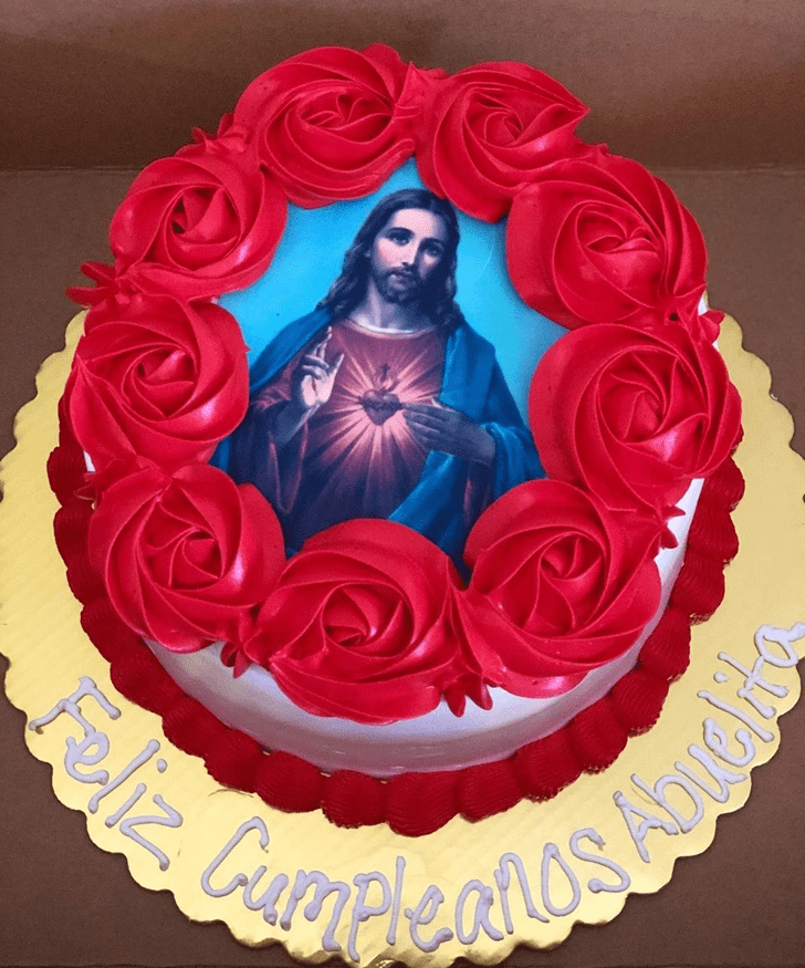 Wonderful Jesus Cake Design