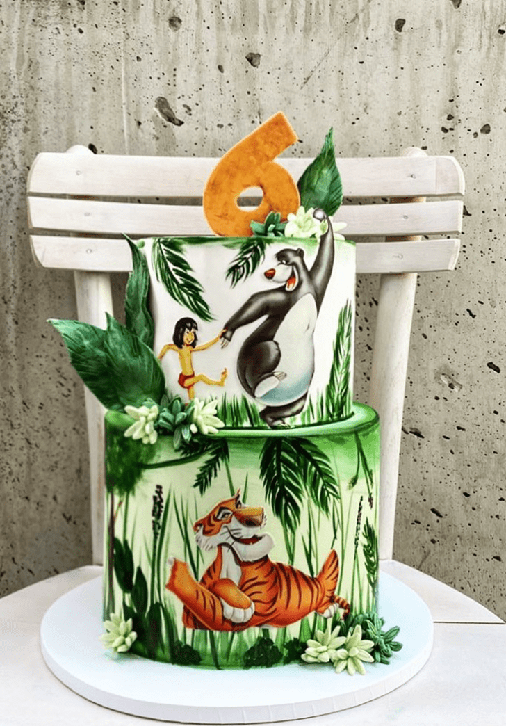 Admirable Jungle Book Cake Design