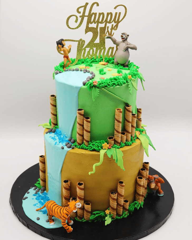 Captivating Jungle Book Cake