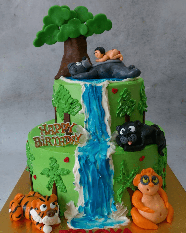 Charming Jungle Book Cake