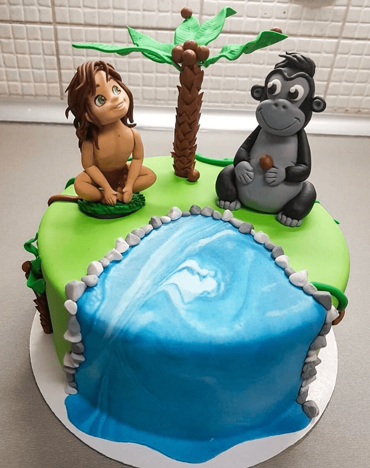 Enticing Jungle Book Cake