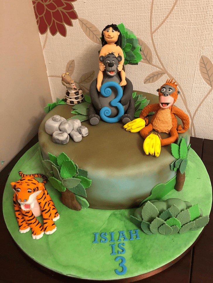 Refined Jungle Book Cake