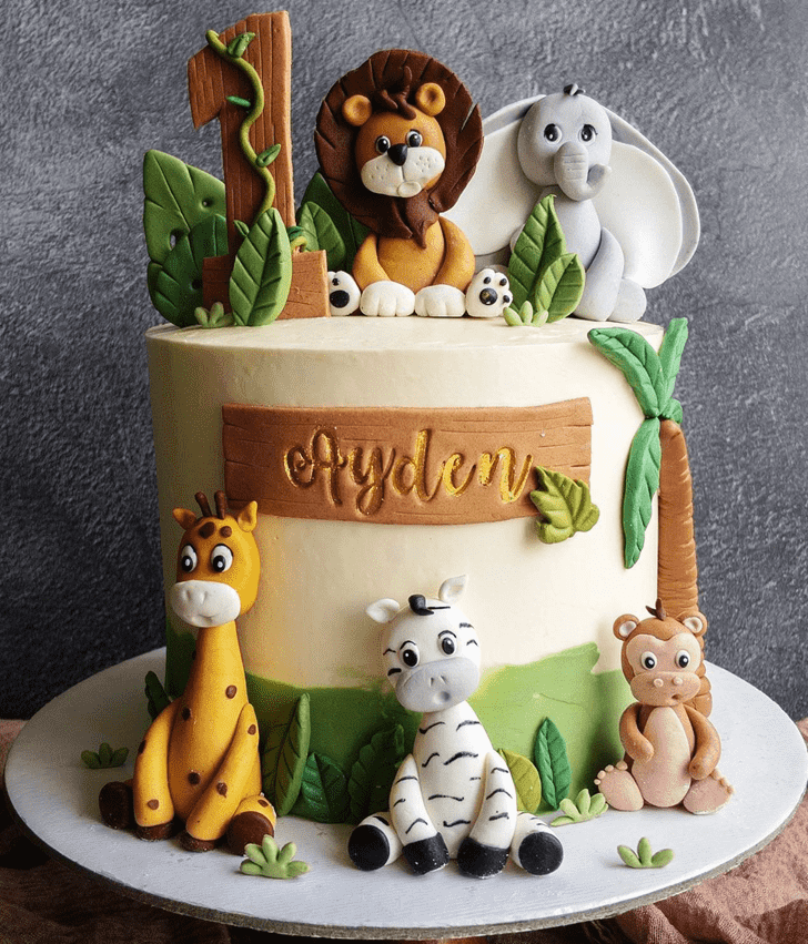 Adorable Jungle Cake