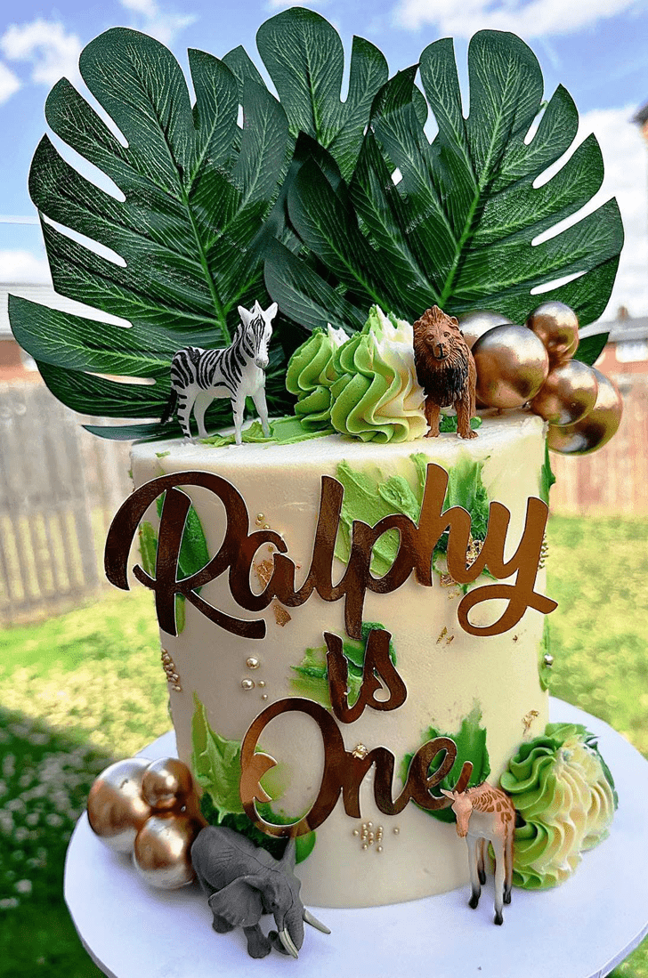 Cute Jungle Cake