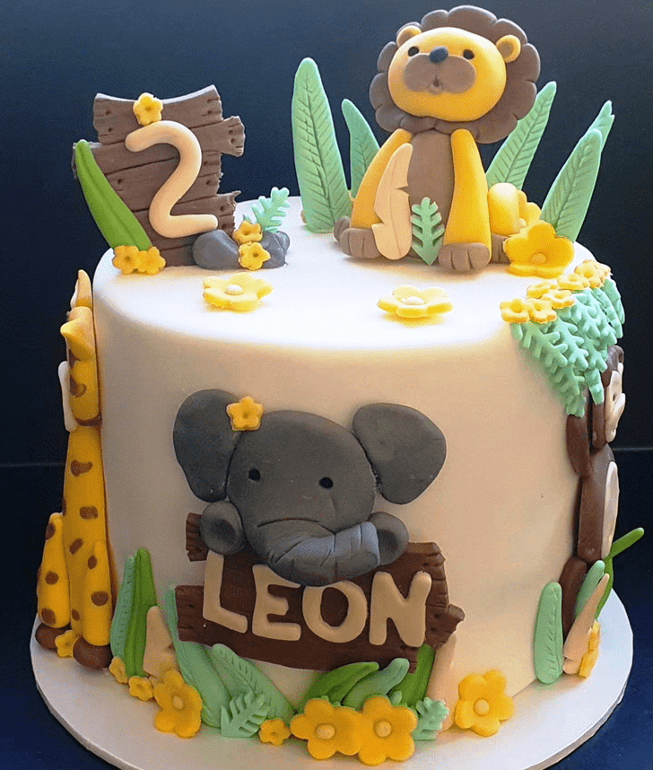 Shapely Jungle Cake