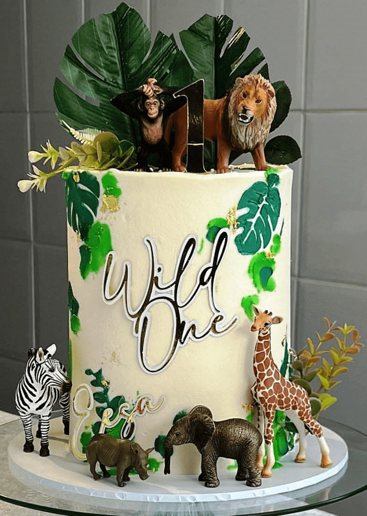 Wonderful Jungle Cake Design