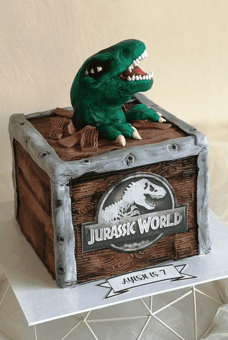 Bewitching Jurassic Park Cake