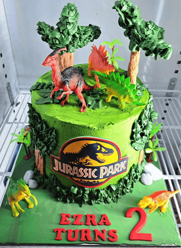 Dazzling Jurassic Park Cake