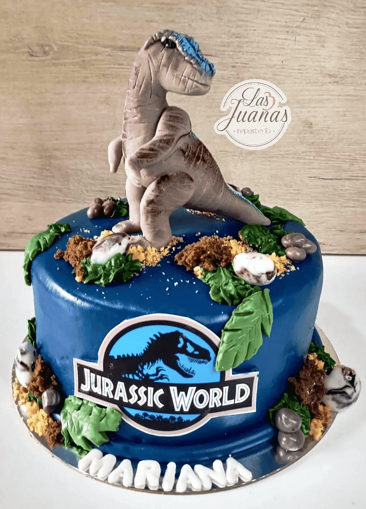 Enthralling Jurassic Park Cake
