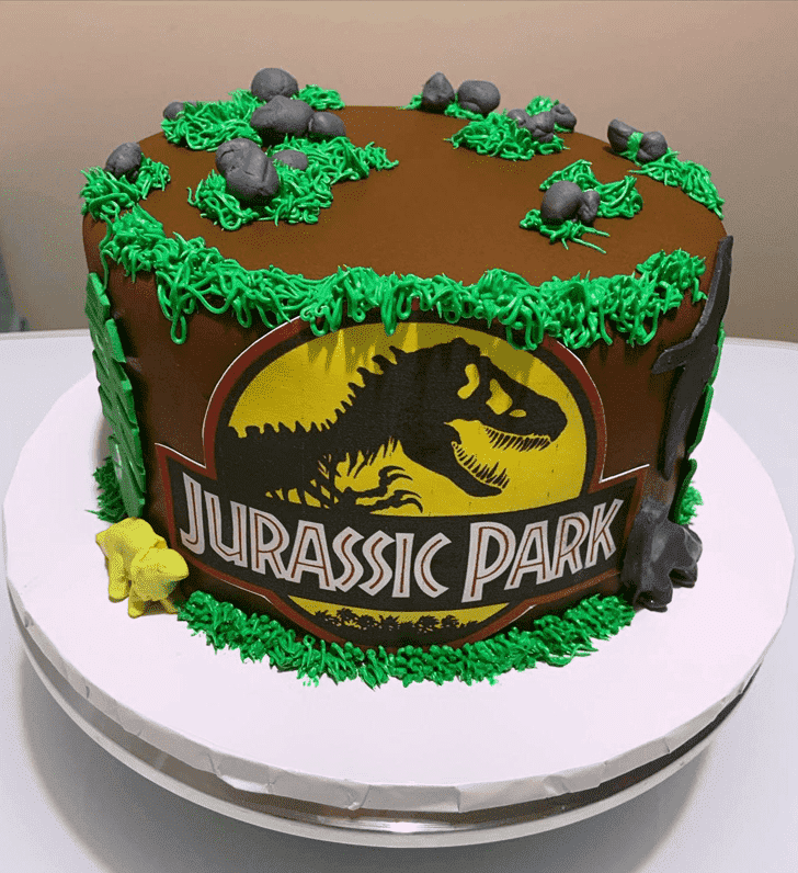 Fetching Jurassic Park Cake