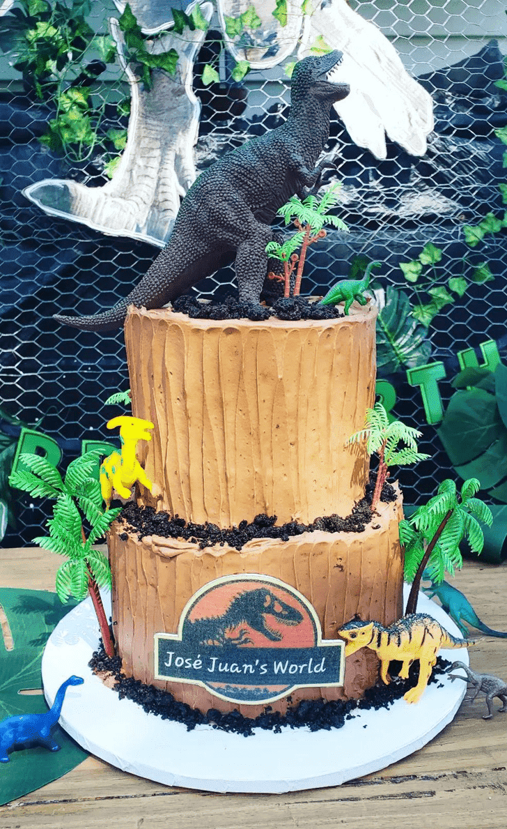 Marvelous Jurassic Park Cake