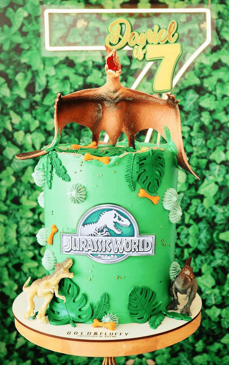Mesmeric Jurassic Park Cake