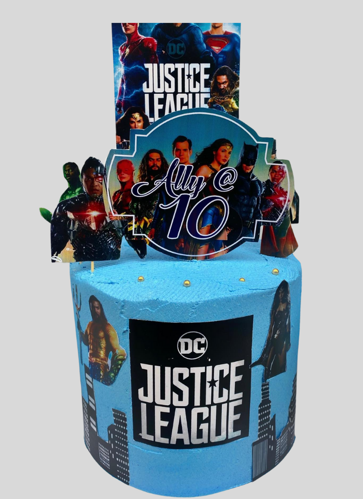 Admirable Justice League Cake Design