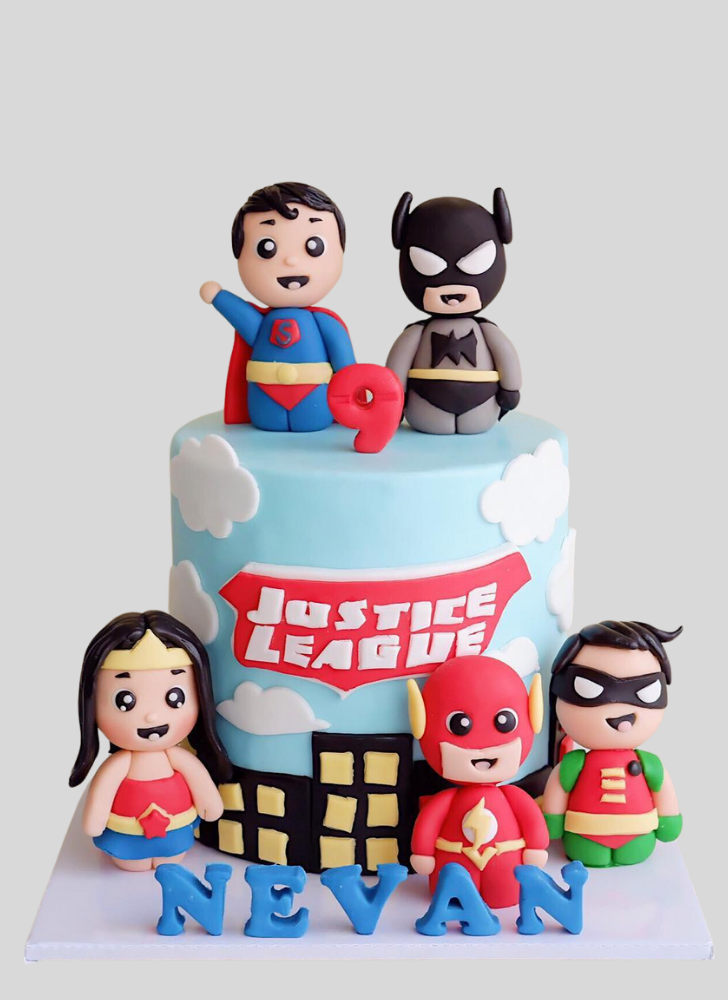 Exquisite Justice League Cake