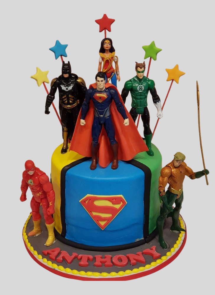 Fascinating Justice League Cake