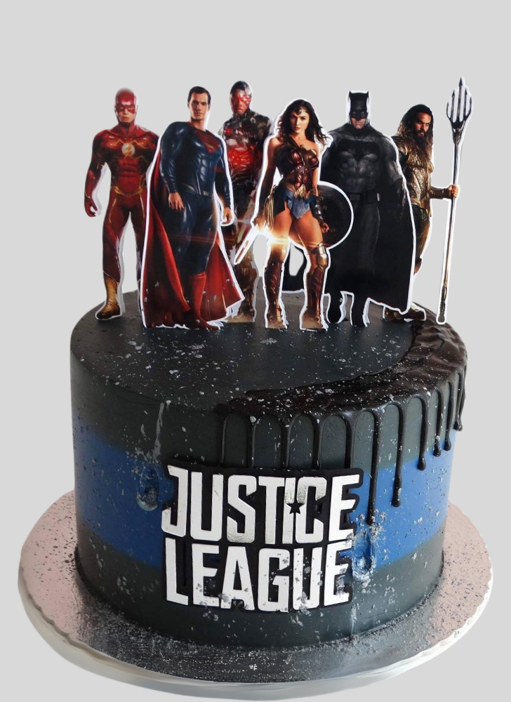 Good Looking Justice League Cake