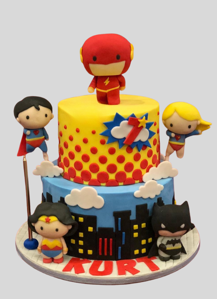Splendid Justice League Cake