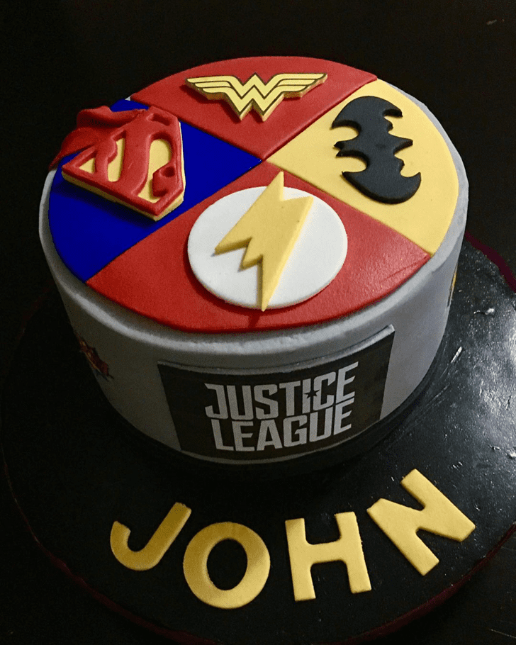 Captivating Justice League Cake